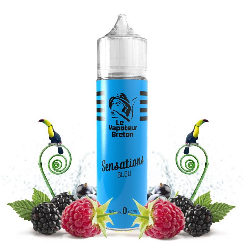 Mix'N'Vap - Sensations Bleu 50ML de chez Le Vapoteur Breton - LCA