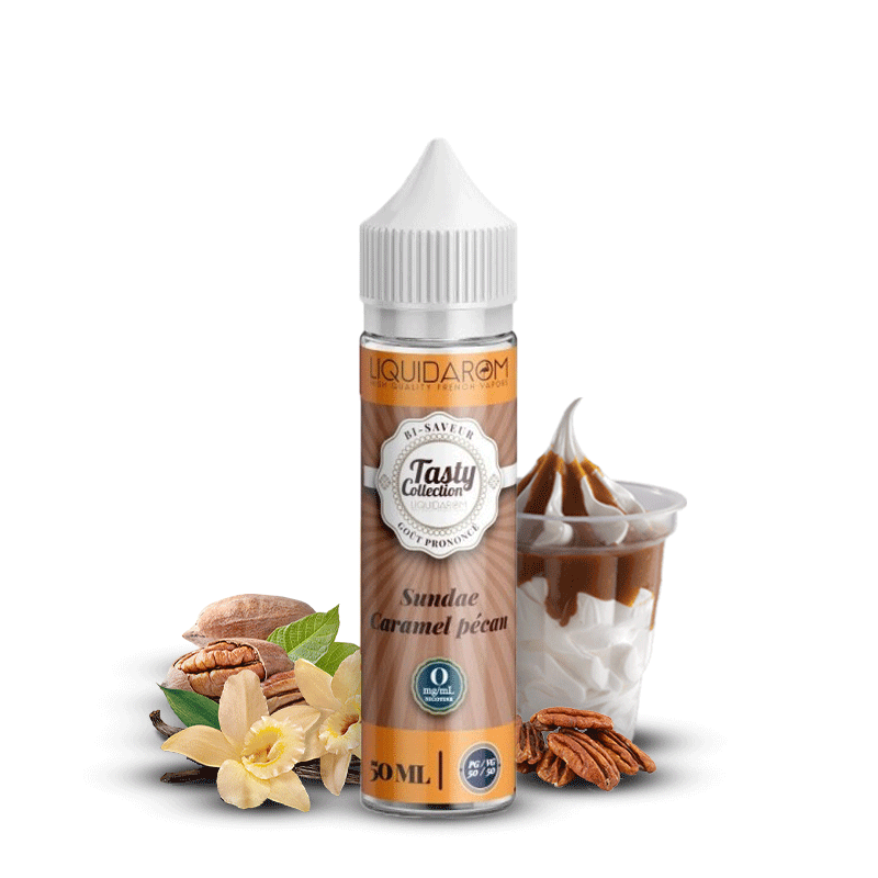 Sundae Caramel Pecan 50ml - Tasty By Liquidarom