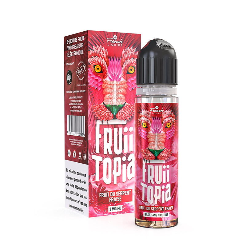 Fruit du Serpent, Fraise 50ml + Booster 10ml - Fruiitopia