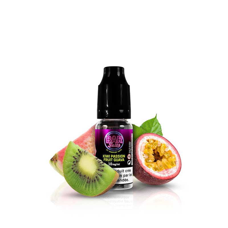 Kiwi Passion Fruit Guava 10ml - Vampire Vape Bar Salts