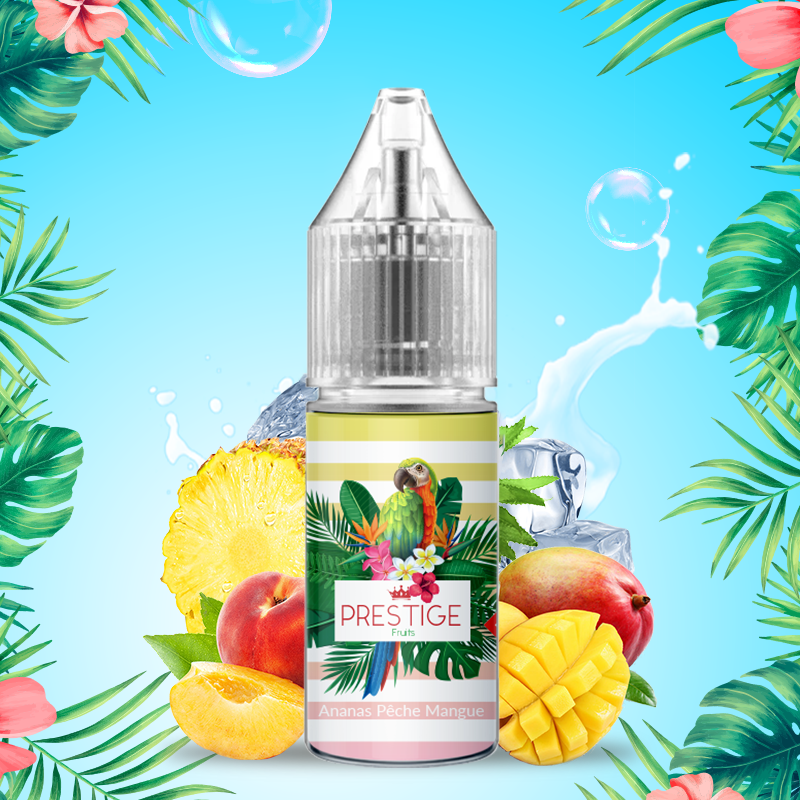 Ananas Pêche Mangue 10ml - NicSalt - Prestige Fruit