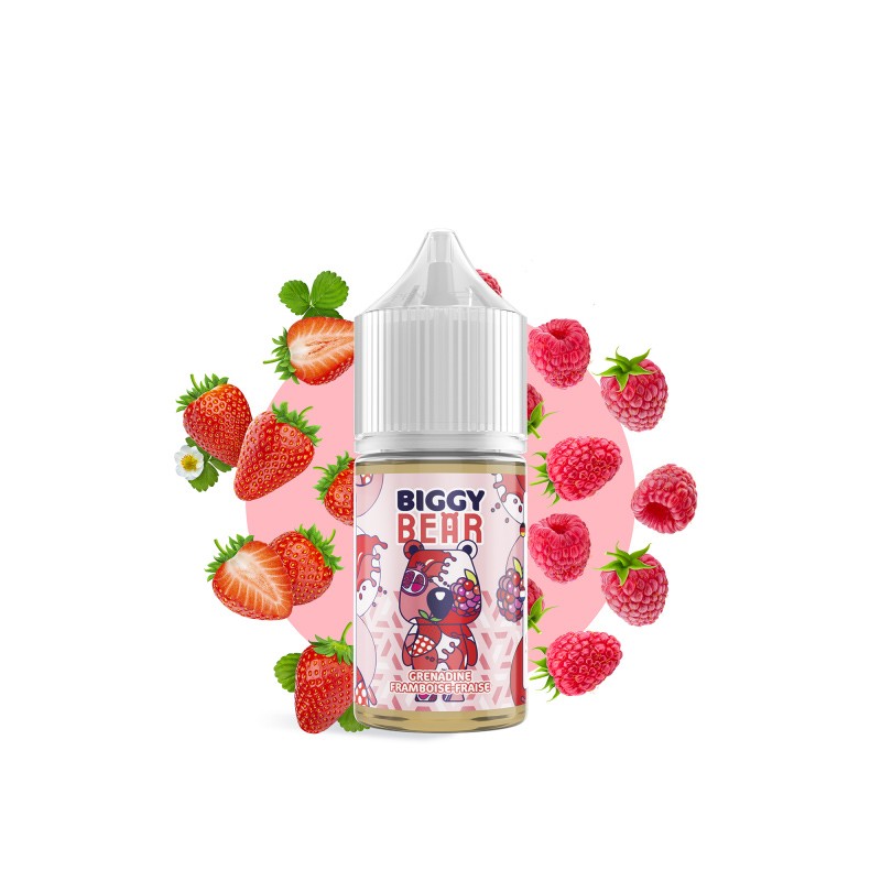 Concentré Grenadine Framboise Fraise 30ml - Biggy Bear