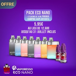 Pack Nano Eco + 2 Pinkman Best Sellers offerts