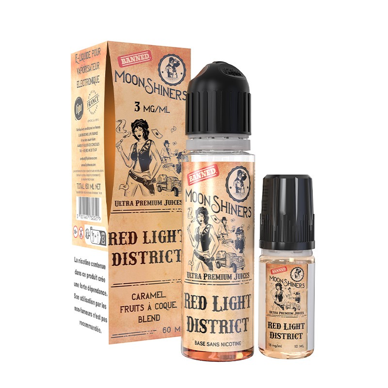 Red Light District 50ml + Booster 10ml - Moonshiners