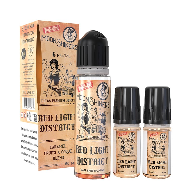 Red Light District 50ml + Booster 10ml - Moonshiners