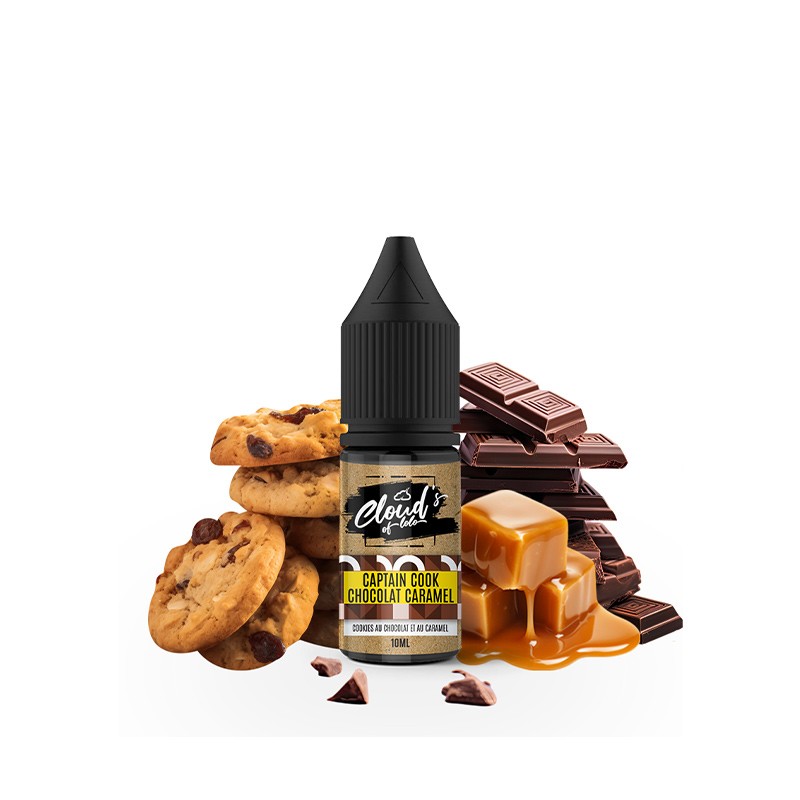 Concentré Captain Cook Chocolat Caramel 10ml - Clouds Of Lolo