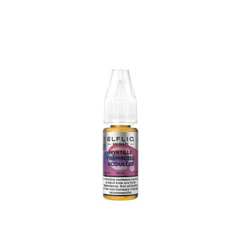 Myrtille Framboise Acidulées 10ml - ELFLIQ