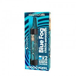 Chicha Bleue + 2 Pods de 10000 Puffs - Starhooks