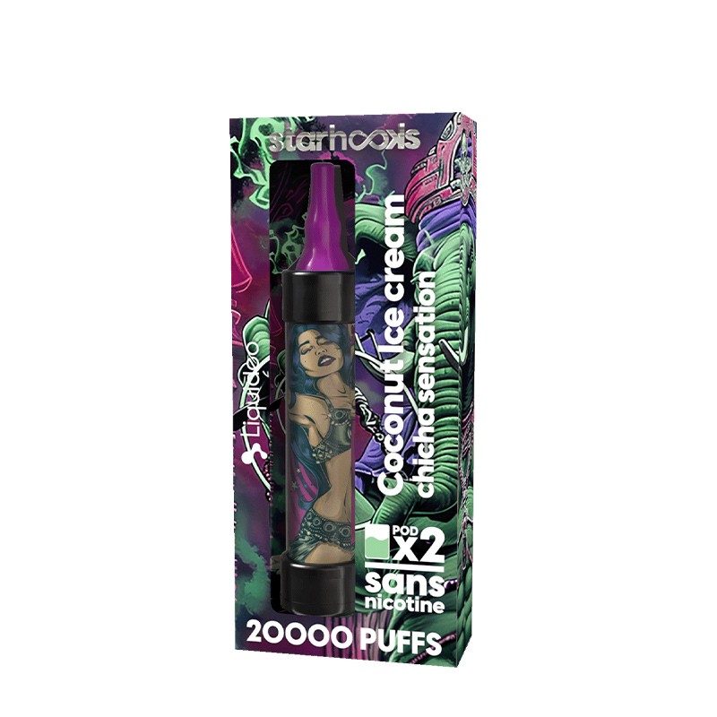 Chicha Violette + 2 Pods de 10000 Puffs - Starhooks