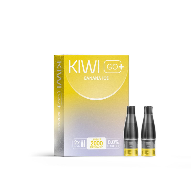 Cartouches Kiwi Go+ 0mg par 2 - Kiwi Vapor