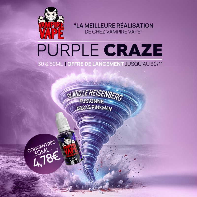 Concentré Purple Craze 30ml - Vampire Vape