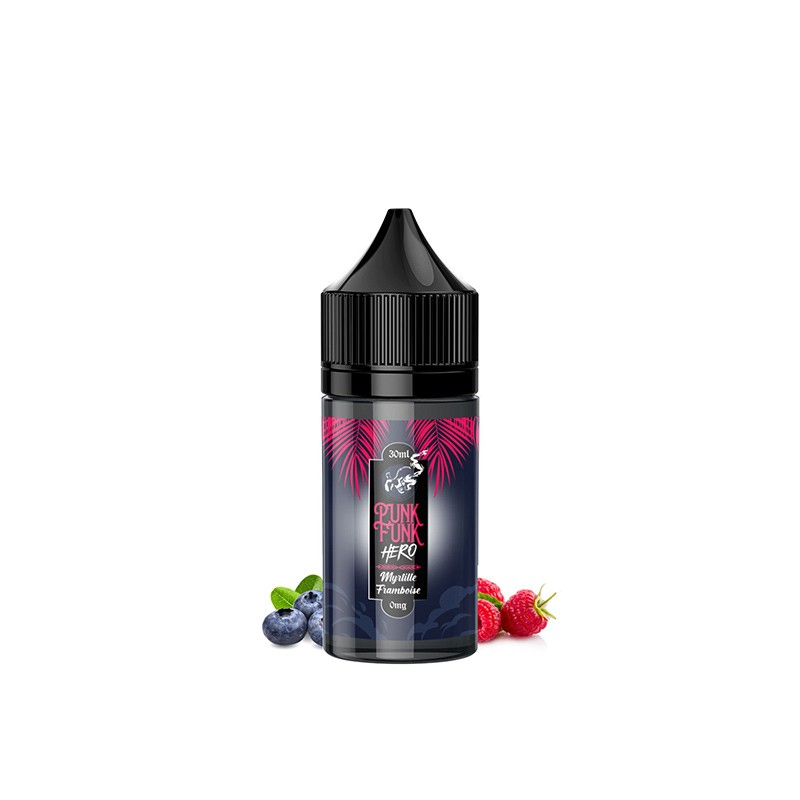 Concentré Myrtille Framboise 30ml - Punk Funk Hero