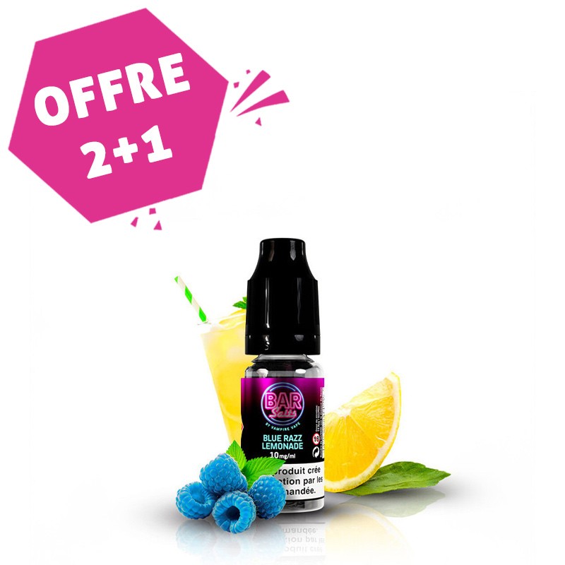 Blue Razz Lemonade 10ml - Vampire Vape Bar Salts