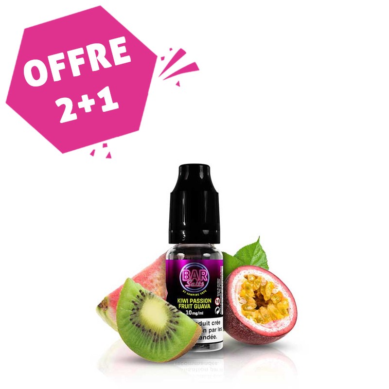 Kiwi Passion Fruit Guava 10ml - Vampire Vape Bar Salts