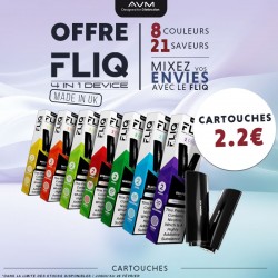 Cartouches pré-remplies Fliq par 2 - 20mg - AVM