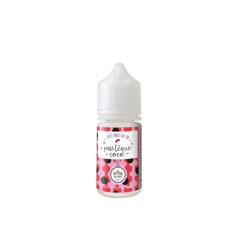 Pastèque Coco Concentré 30ml - Le Coq Tutti Frutti - 0mg