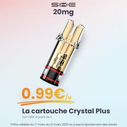 Cartouches Crystal Plus 20mg par 2 - SKE