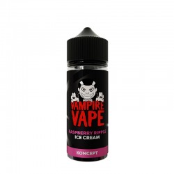 Raspberry Ripple Ice Cream 100ml - Vampire Vape - 0mg