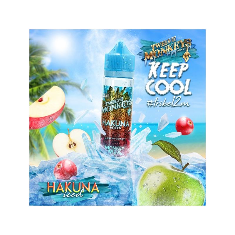 Hakuna Iced 50ML - 12 Monkeys - 0mg