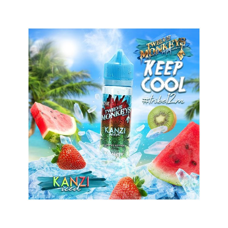 Kanzi Iced 50ML - 12 Monkeys - 0mg
