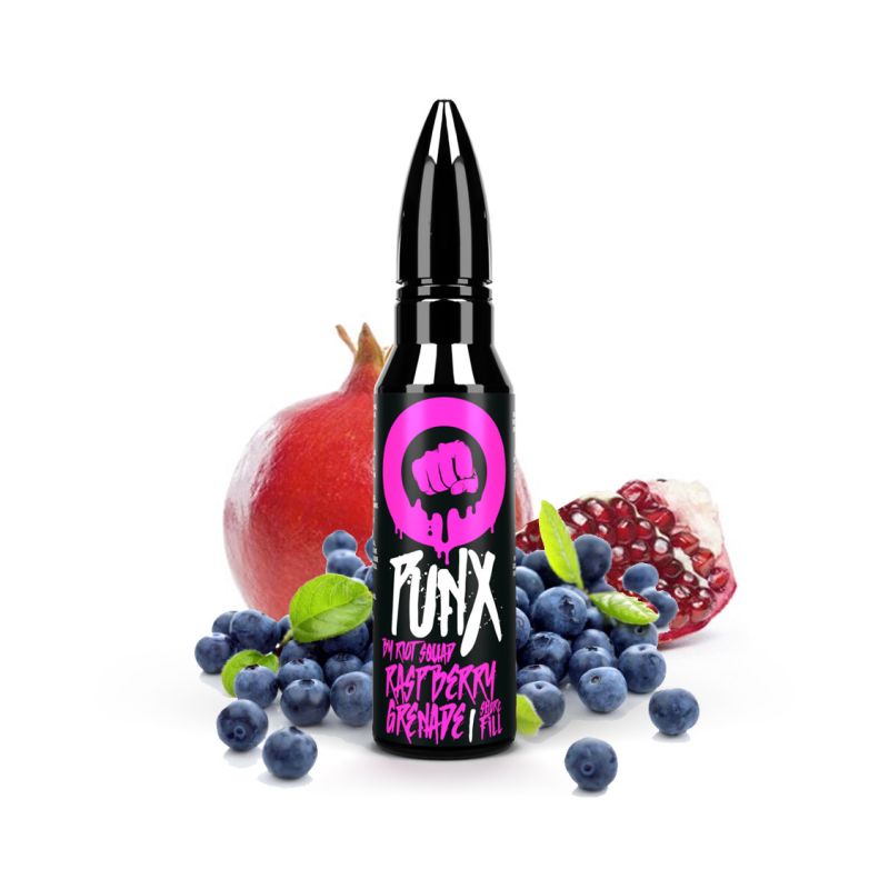 Punx - Raspberry grenade 50ML - Riot Squad - 0mg