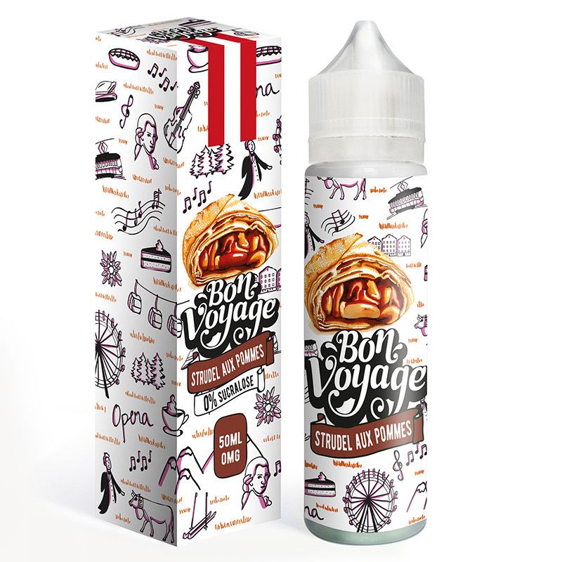 Strudel aux pommes 50ML - Bon Voyage - 0mg