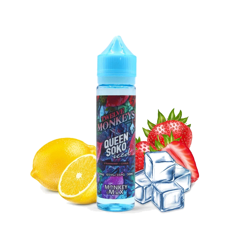 Queen Soko Iced 50ml - 12 Monkeys - 0mg