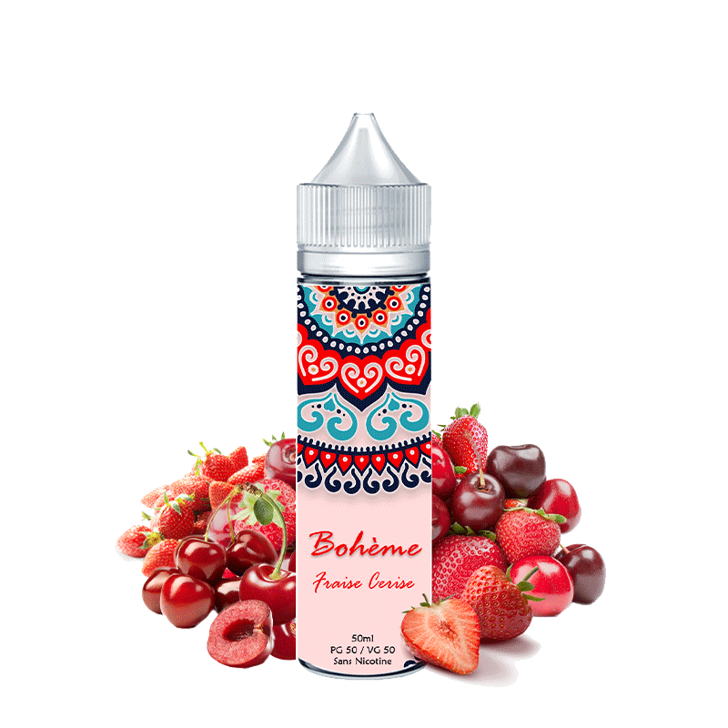 Fraise Cerise 50ml - Bohème - 0mg
