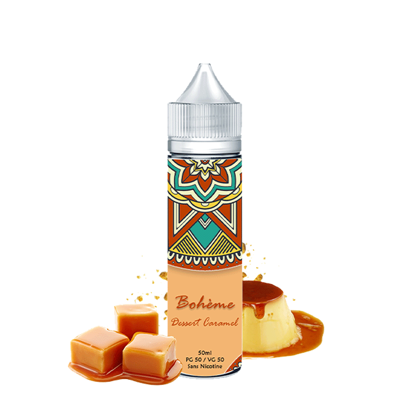 Dessert Caramel 50ml - Bohème - 0mg