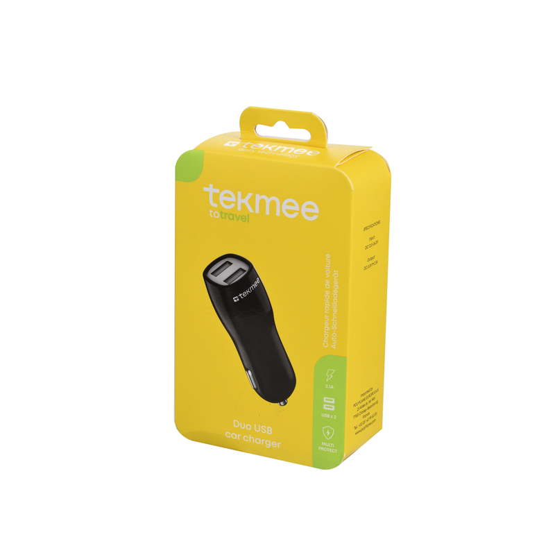 Prise Allume Cigare 2 ports USB 2A - Tekmee