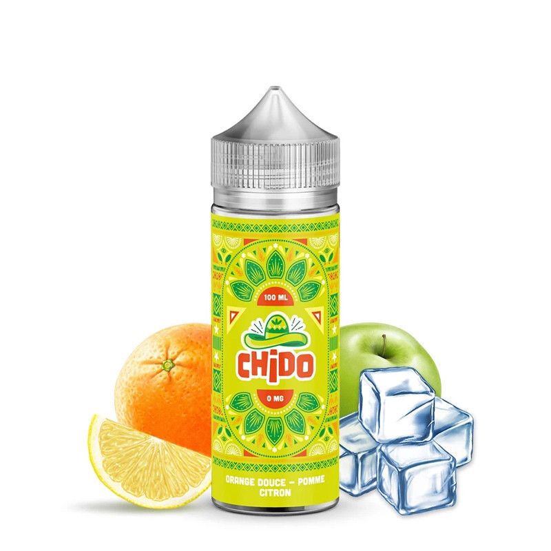 DESTOCK Orange douce Pomme Citron 100ml - Chido - 0mg