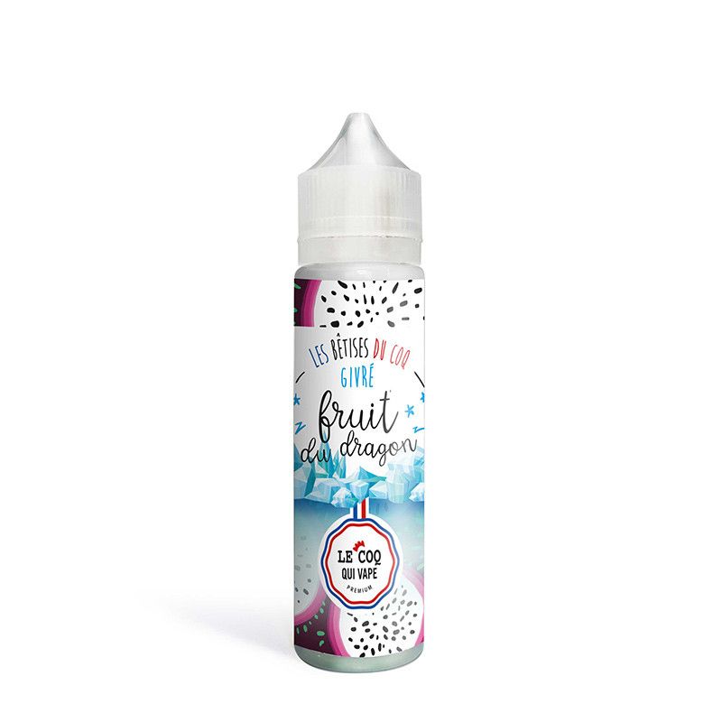 Fruit du Dragon Givré 50ml - Les Bêtises du Coq - 0mg