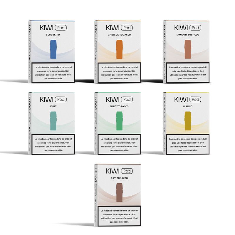 Cartouches Pré-remplies Kiwi par 2 - Kiwi Vapor