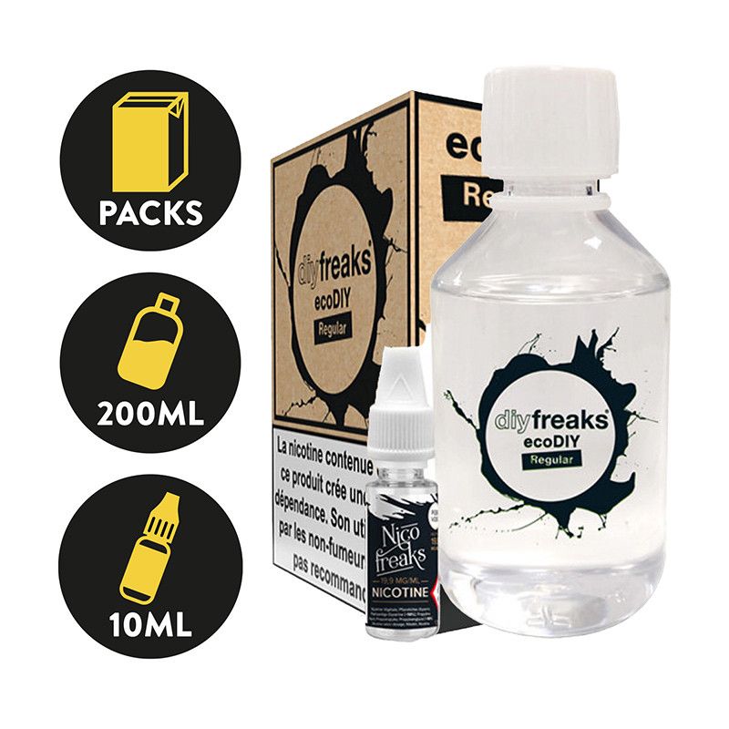 Pack EcoDiy 200ml - Freaks - 0mg