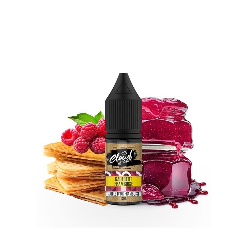 Concentré Gaufrette Framboise 10ml - Clouds Of Lolo