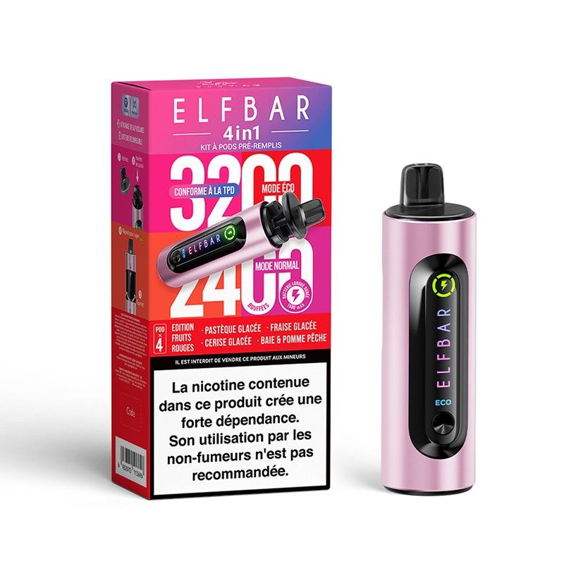 Kit 4in1 10K - Edition Fruits Rouges - Elfbar