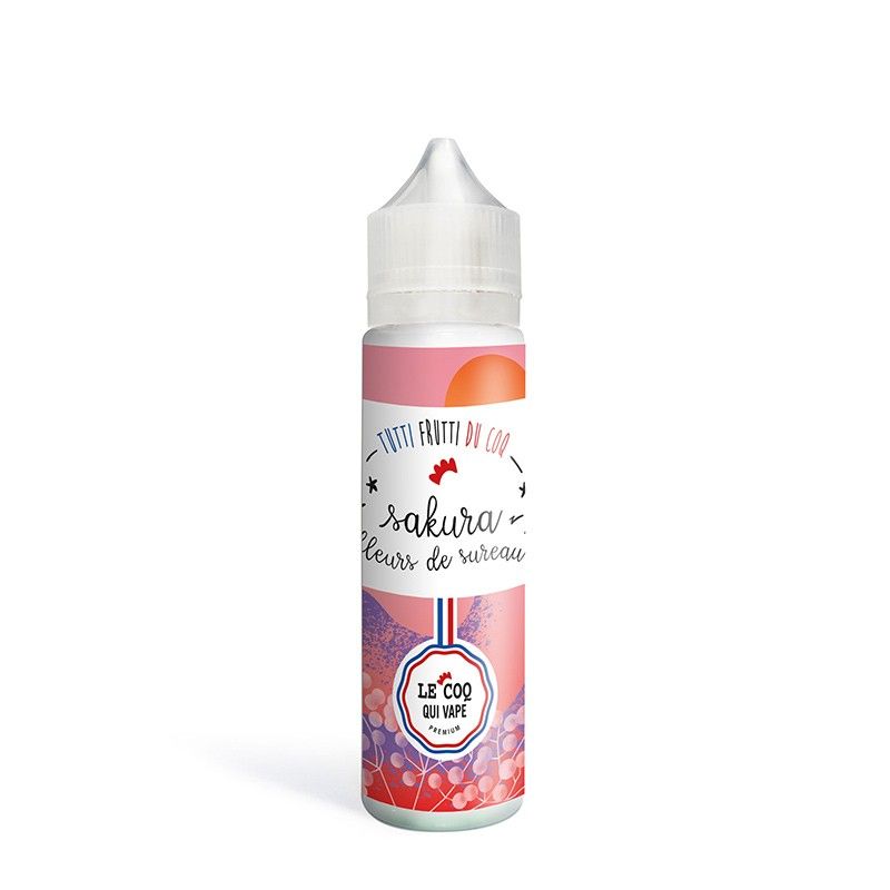 Sakura Fleurs de Sureau 50ml - Le Coq Tutti Frutti - 0mg