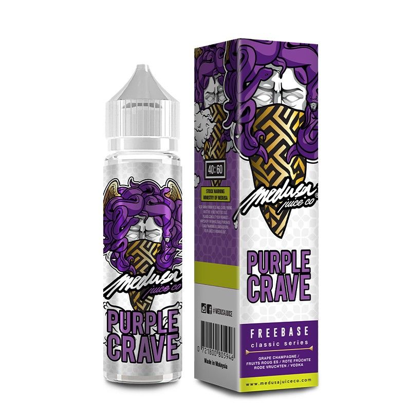 Purple Crave 50ml - Classic Series - Medusa - 0mg