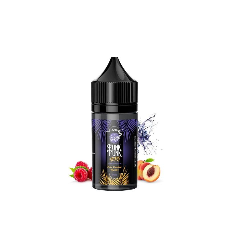 Concentré Pêche Framboise Myrtille 30ml - Punk Funk Hero