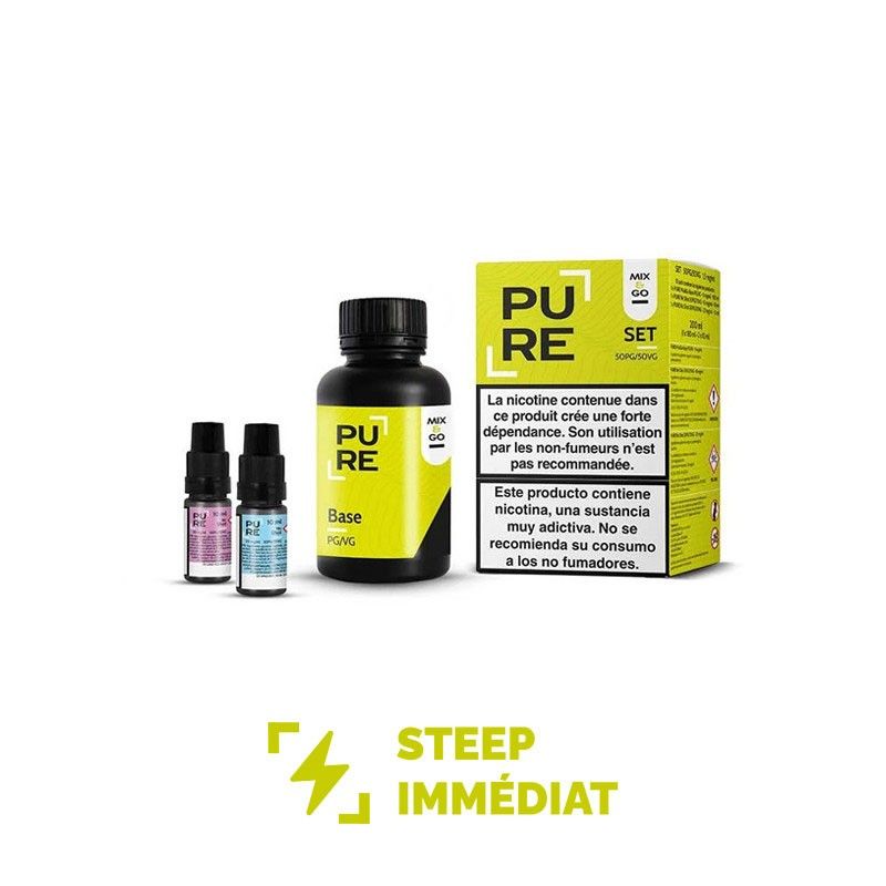Pack 200ml Base 50/50 Mix&Go - PURE
