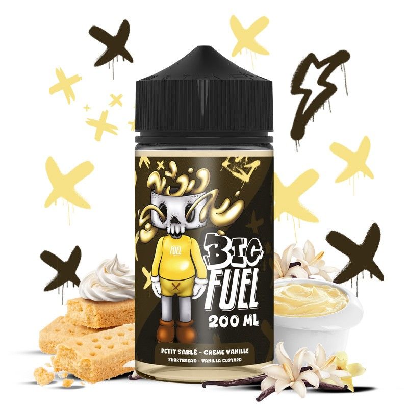 Petit Sabl&eacute; - Cr&egrave;me Vanille 200ml 0mg BIG FUEL - Maison Fuel
