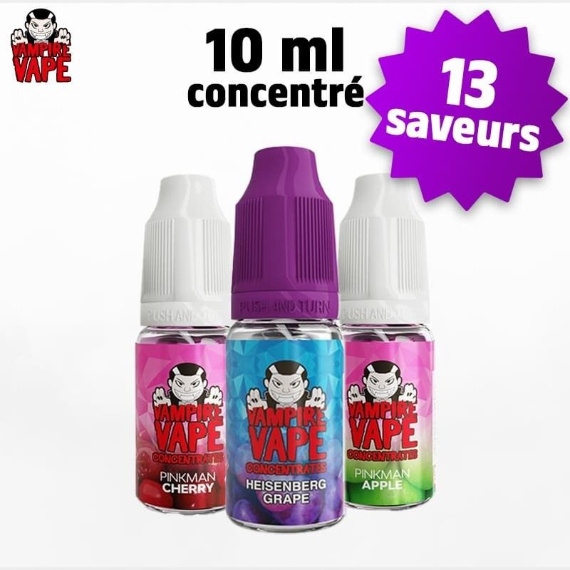 PROMO Concentrés 10ml variations - Vampire Vape
