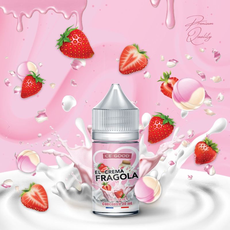 Concentré El Crema Fragola 30ml - CE'GOOD