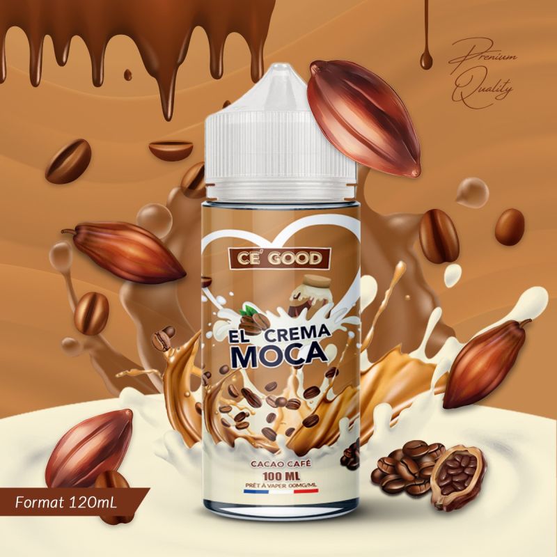 El Crema Moca 0mg 100ml - CE'GOOD